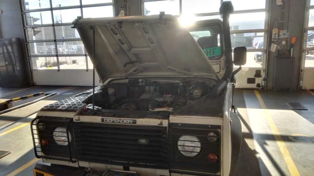 land rover onderdelen garage